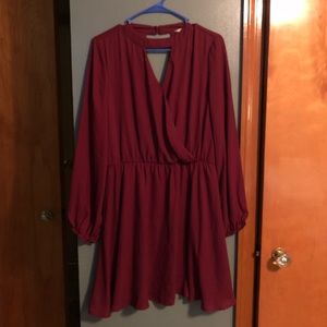 Burgundy A’ltard State Dress